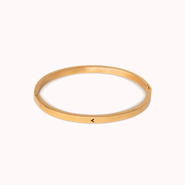 BASIC CUFF BRACELET - GOLD - 5MM