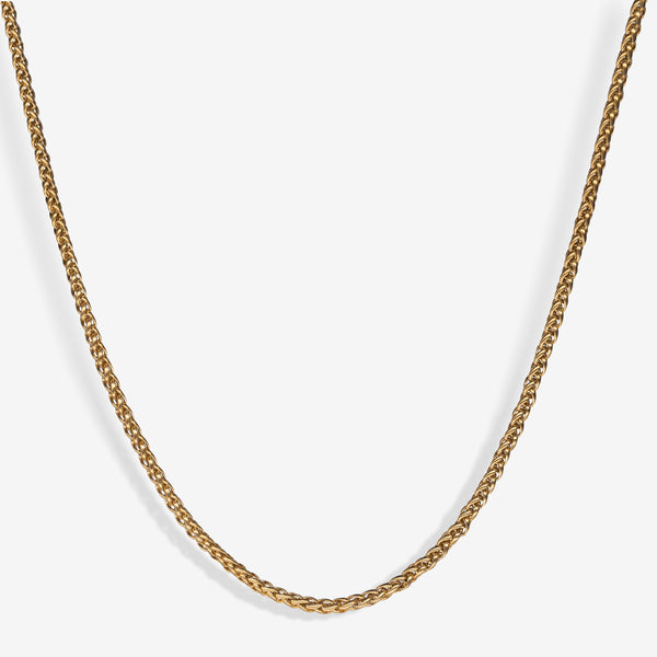 WHEAT LINK - GOLD - 3MM
