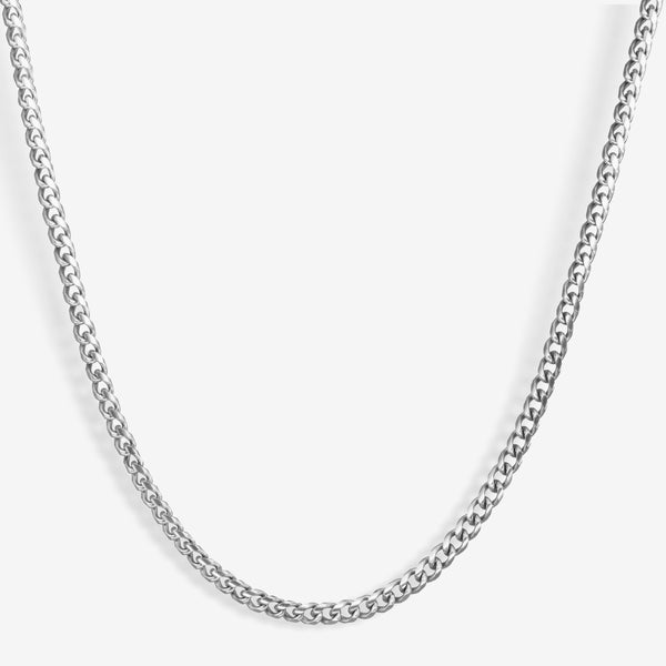 CUBAN CHAIN - SILVER - 4MM