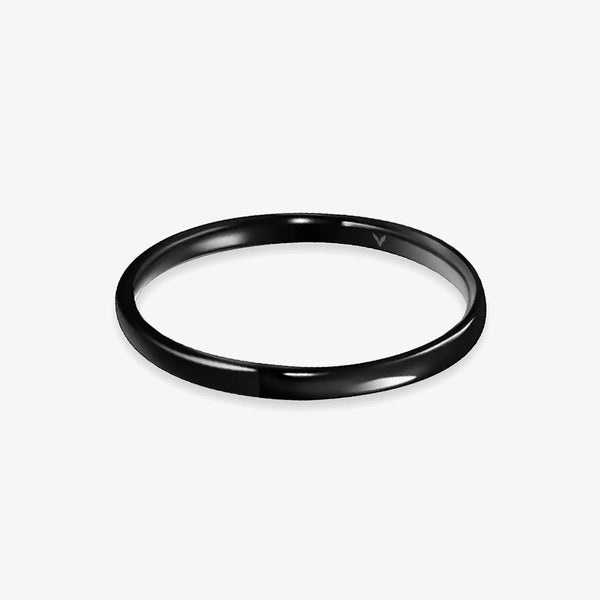MINIMAL RING - BLACK