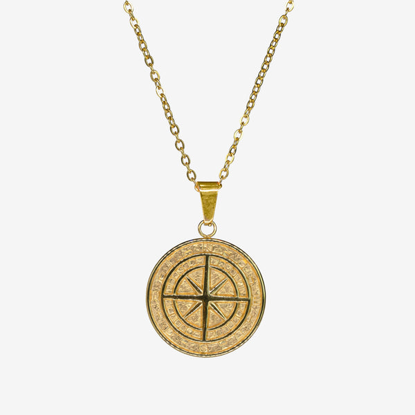 COMPASS PENDANT - GOLD