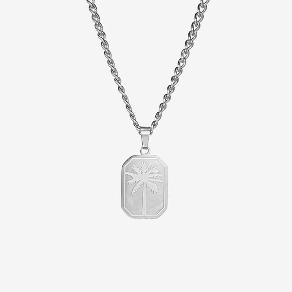 PALM TREE PENDANT - SILVER⁹