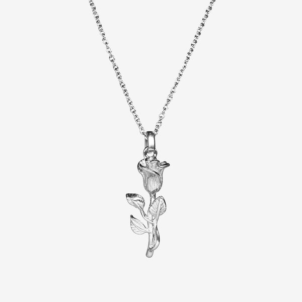 ROSE PENDANT - SILVER
