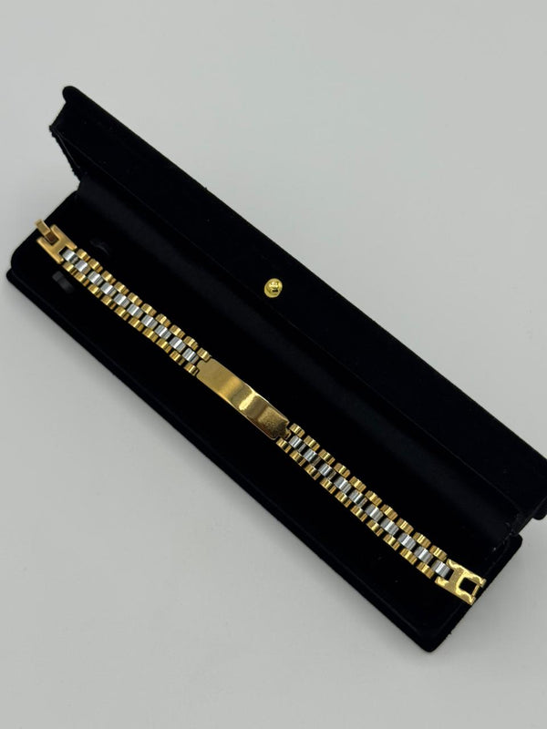Men's Two-Tone Chain Bracelet